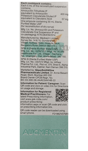Augmentin DDS Suspension image Augmentin DDS Suspension image