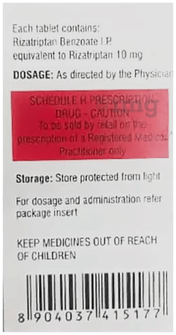 Ritza 10mg Tablet MD image Ritza 10mg Tablet MD image