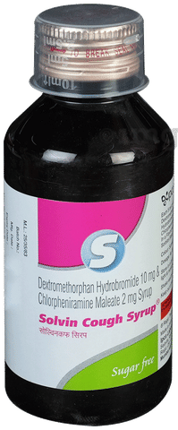 Solvin Cough Syrup Sugar Free image