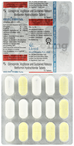 Vogloyd 3D 2.2 Forte 2mg/1000mg/0.2mg Tablet SR