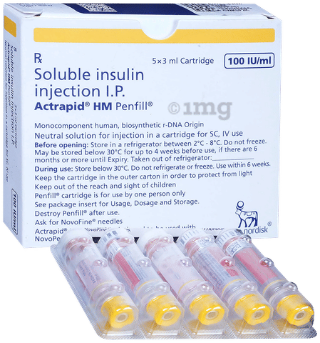 Actrapid HM Penfill (3ml Each) image