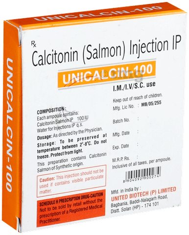 Unicalcin 100IU Injection image