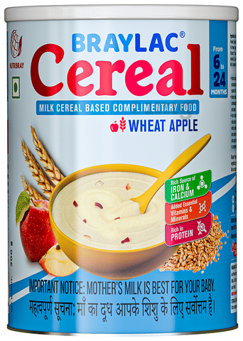 Braylac Cereal Wheat & Apple 1