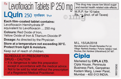 LQuin  250 Tablet image