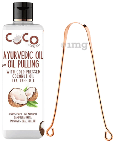 Coco Crush Ayurvedic Oil for Oil Pulling with Cold-pressed Coconut