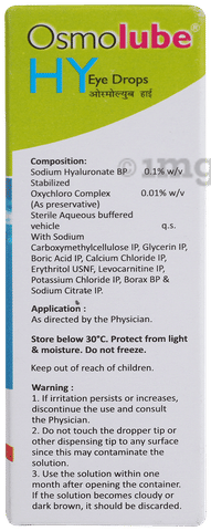 Osmolube HY Eye Drop image