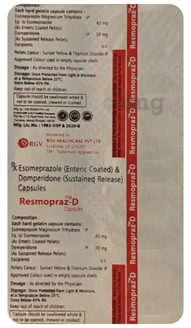 Resmopraz-D Capsule SR image