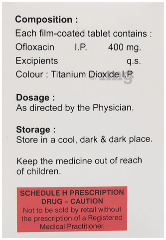 Oflo 400mg Tablet image Oflo 400mg Tablet image