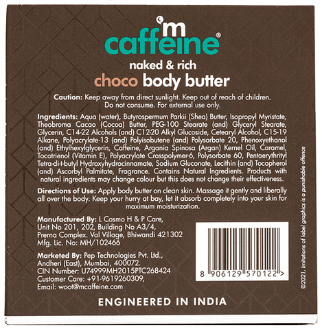 Buy Choco & Shea Body Butter - Reduces Stretch Marks Online In India –  mCaffeine