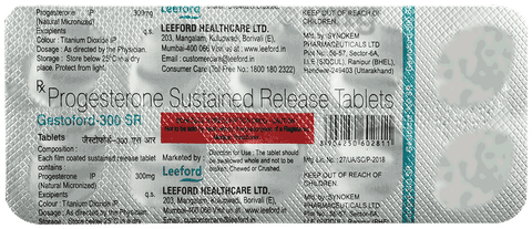 Gestoford 300 SR Tablet image