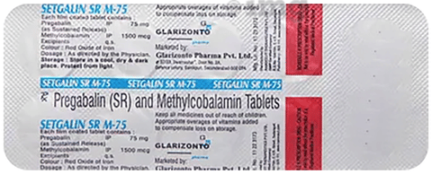 Setgalin SR M 75 Tablet image