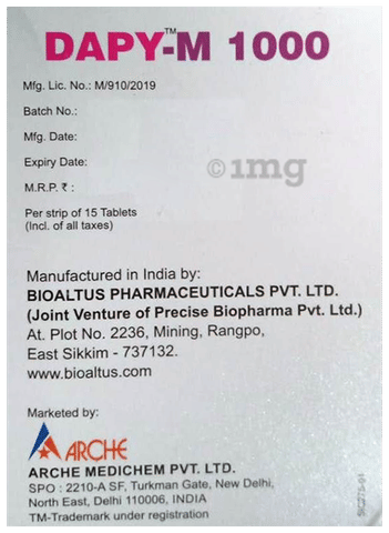Dapy-M 1000 Tablet SR image
