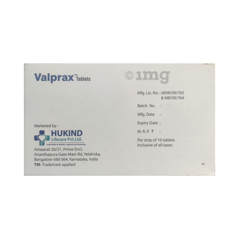 Valprax Tablet CR image