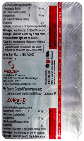 Zolpat-D Capsule SR