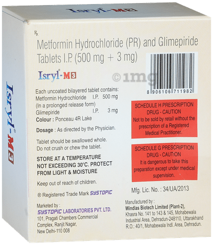Isryl-M 3 Tablet PR