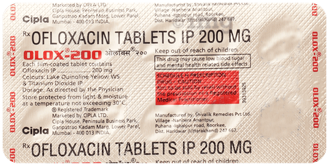 OLox 200mg Tablet image OLox 200mg Tablet image