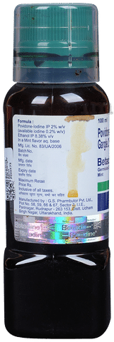 Betadine gargle sales uses in hindi
