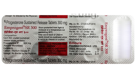 EMPRogest -SR 300 Tablet image EMPRogest -SR 300 Tablet image