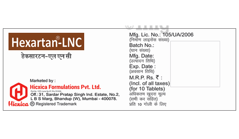 Hexartan-LNC Tablet image