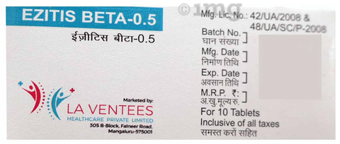 Ezitis Beta 0.5 Tablet