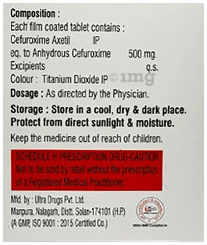 CefJust 500 Tablet image