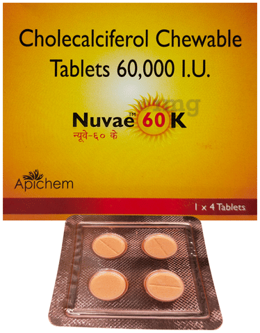 Nuvae 60K Chewable Tablet image Nuvae 60K Chewable Tablet image
