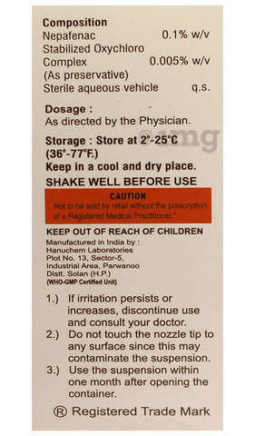Nepamed Eye Drop (BAK Free) image