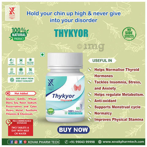Pharmtech Thykyor Thyroid Tablet image Pharmtech Thykyor Thyroid Tablet image