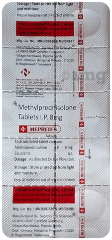 Mepred 8 Tablet image Mepred 8 Tablet image