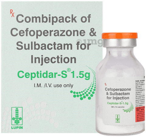Ceptidar S 1.5G Injection image Ceptidar S 1.5G Injection image