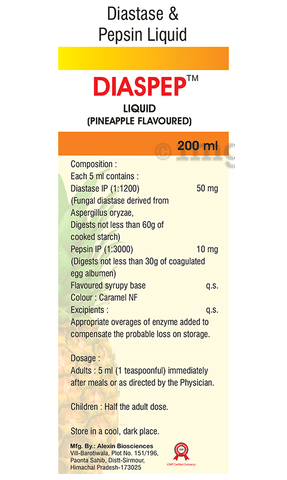 Diaspep Liquid Pineapple Sugar Free image