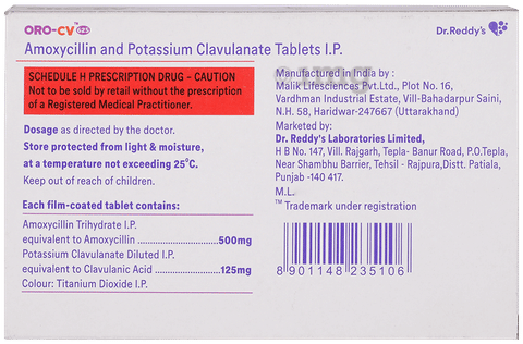 Oro-CV 625 Tablet image Oro-CV 625 Tablet image