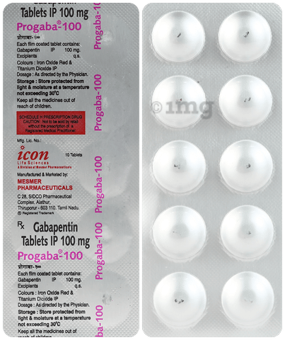 Progaba 100mg Tablet image