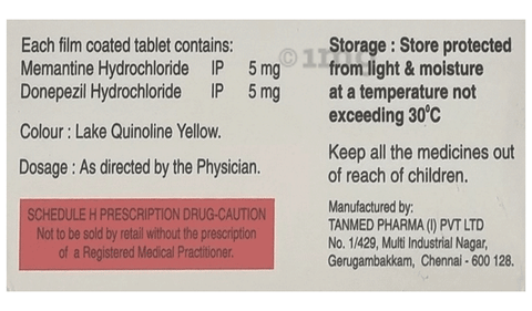 Donamind M 5mg/5mg Tablet image Donamind M 5mg/5mg Tablet image
