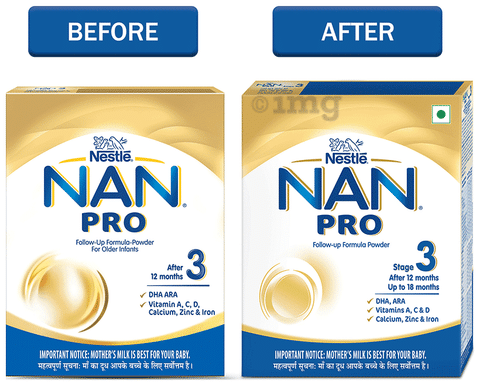 Nan Pro 1 Follow Up Formula Powder Refill 400 GM