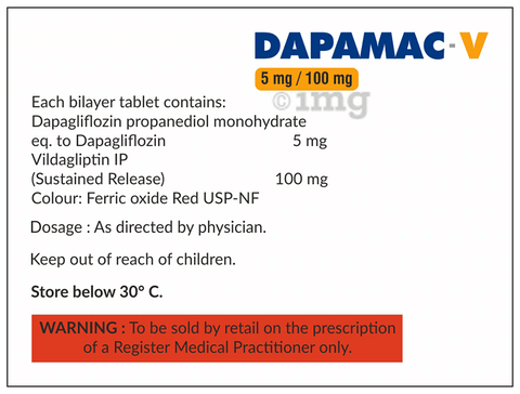 Dapamac-V 5mg/100mg Tablet SR