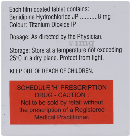 Beniduce 8mg Tablet image