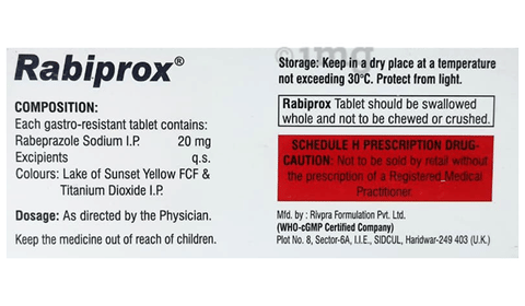 Rabiprox 20 Tablet image Rabiprox 20 Tablet image