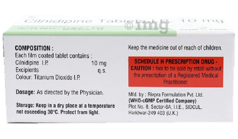Cilnicure 10 Tablet image Cilnicure 10 Tablet image