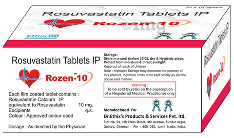 Rozen 10mg Tablet image