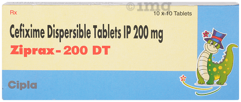 Ziprax 200 DT Tablet image