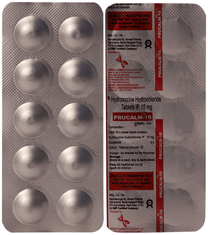 Prucalm 10 Tablet image
