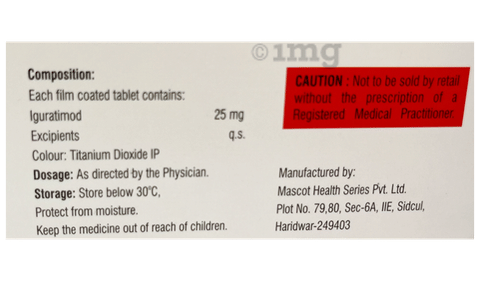 Igurator 25 Tablet image