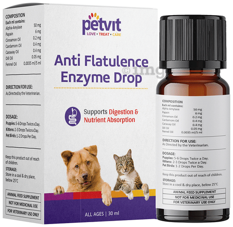 Petvit Anti Flatulence Enzyme image Petvit Anti Flatulence Enzyme image