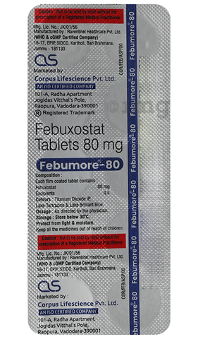 Febumore 80 Tablet image Febumore 80 Tablet image