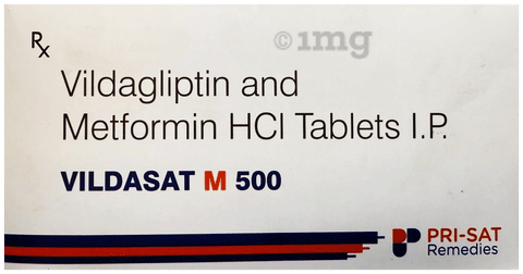 Vildasat M 500 Tablet image Vildasat M 500 Tablet image