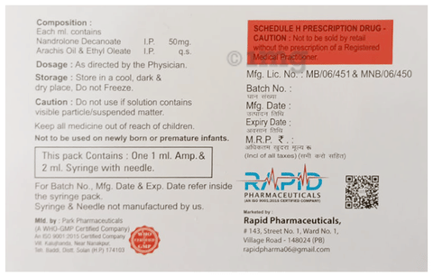 Decarap 50 Injection image