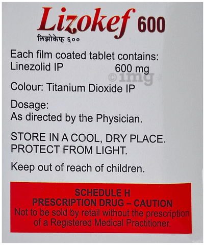 Lizokef 600 Tablet image