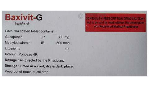 Baxivit-G Tablet image