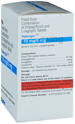 Tiptengio 10mg/5mg Tablet image
